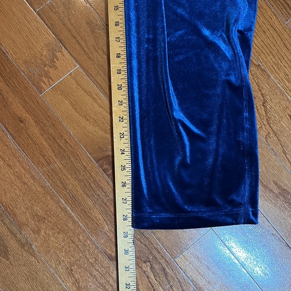 Velour Petite PM sport knit elastic waist high rise - Picture 7 of 8